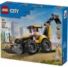 LEGO City 60480 Żółta koparko-ładowarka (301 elem.)