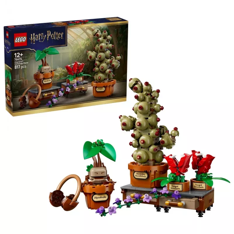 LEGO Harry Potter 76474 Rośliny zielarstwa Hogwartu (817 elem.)