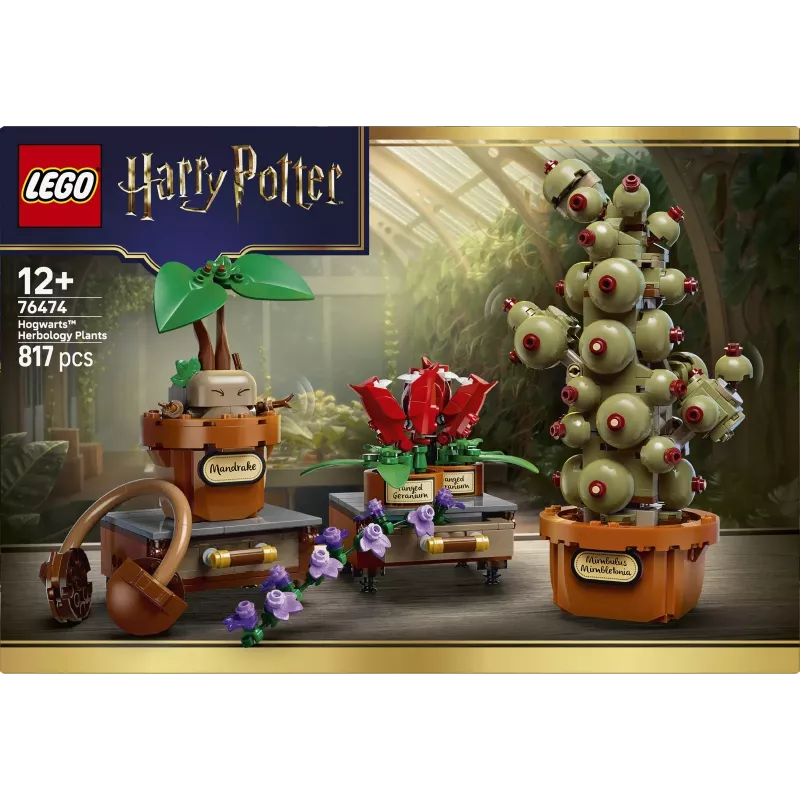 LEGO Harry Potter 76474 Rośliny zielarstwa Hogwartu (817 elem.)