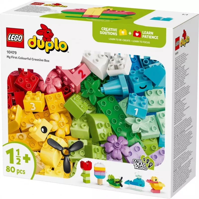 LEGO DUPLO 10479 Kolorowe kreatywne pudełko (80 elem.)