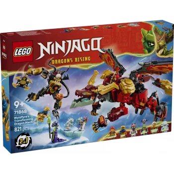 LEGO NINJAGO 71868 Transformujący się smoczy mech Wyldfyre (821 elem.)