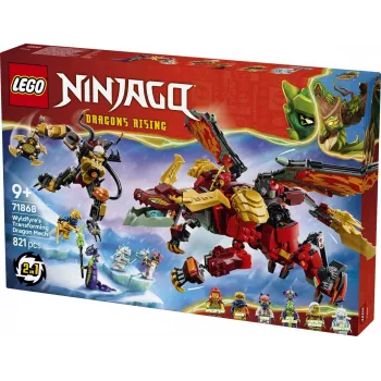 LEGO NINJAGO 71868 Transformujący się smoczy mech Wyldfyre (821 elem.)