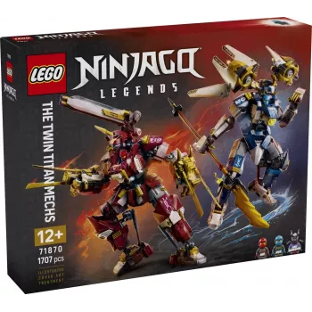 LEGO NINJAGO 71870 Bliźniacze tytanowe mechy (1707 elem.)
