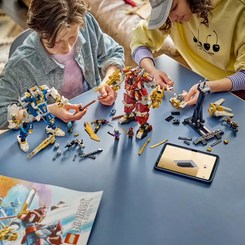 LEGO NINJAGO 71870 Bliźniacze tytanowe mechy (1707 elem.)