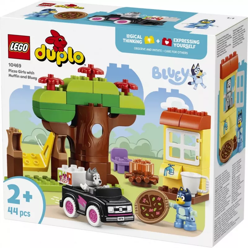 LEGO DUPLO Bluey 10469 Pizzeria Muffin i Bluey (44 elem.)
