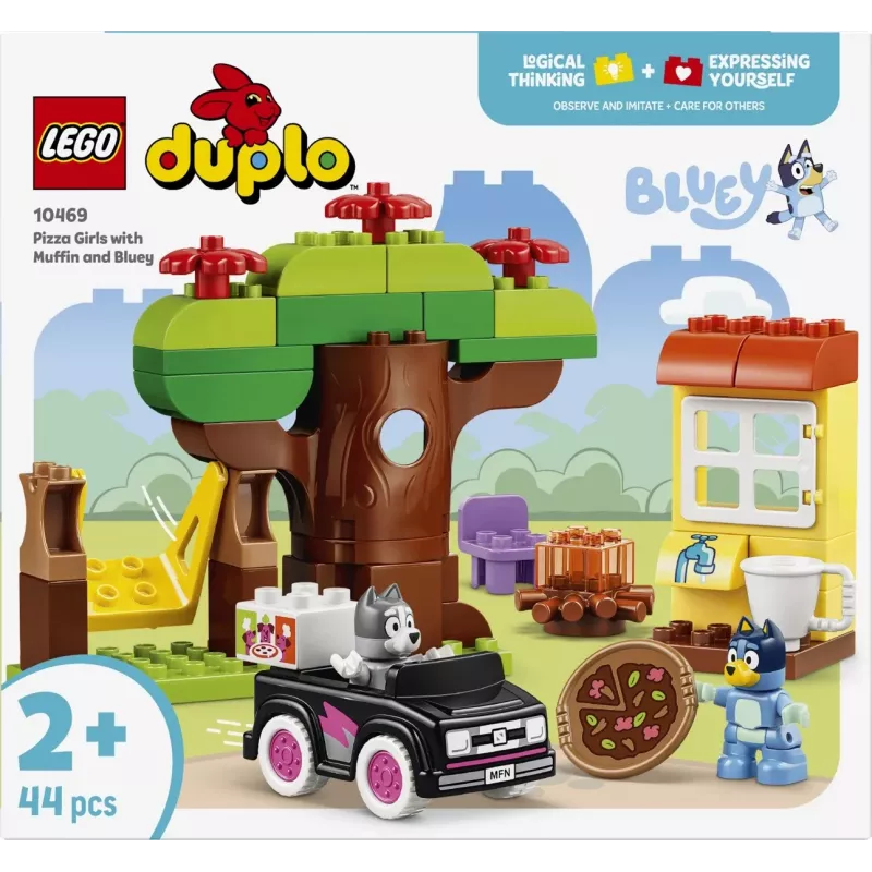 LEGO DUPLO Bluey 10469 Pizzeria Muffin i Bluey (44 elem.)