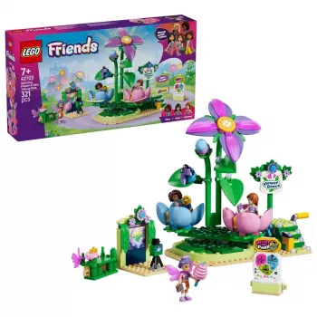 LEGO Friends 42702 Obrotowa karuzela kwiatów i wróżek z filiżankami (321 elem.)