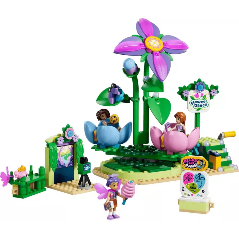 LEGO Friends 42702 Obrotowa karuzela kwiatów i wróżek z filiżankami (321 elem.)