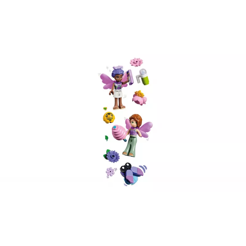 LEGO Friends 42702 Obrotowa karuzela kwiatów i wróżek z filiżankami (321 elem.)