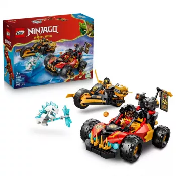 LEGO NINJAGO 71864 Łączące się pojazdy Kaia i Cole'a (394 elem.)