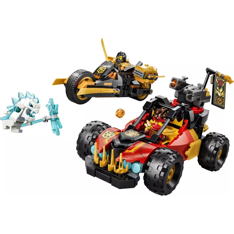 LEGO NINJAGO 71864 Łączące się pojazdy Kaia i Cole'a (394 elem.)