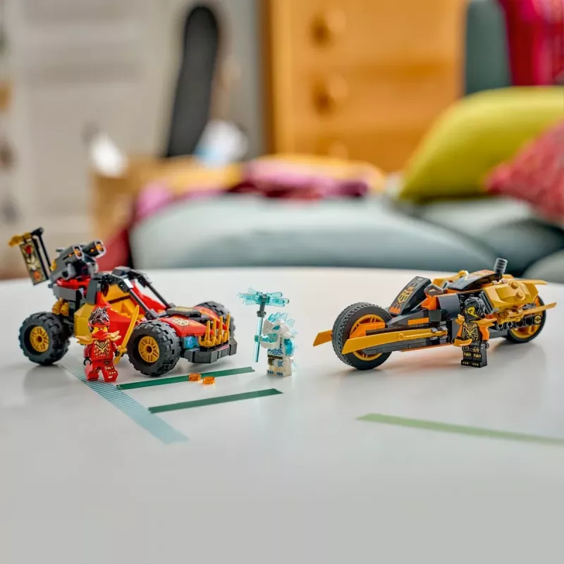 LEGO NINJAGO 71864 Łączące się pojazdy Kaia i Cole'a (394 elem.)