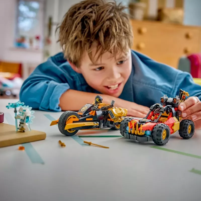 LEGO NINJAGO 71864 Łączące się pojazdy Kaia i Cole'a (394 elem.)