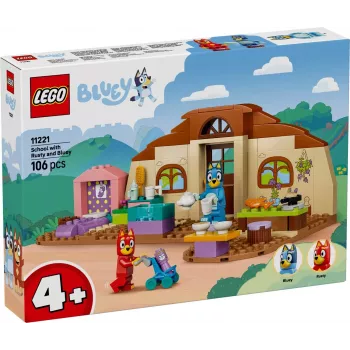 LEGO Bluey 11221 Szkoła z Rustym i Bluey (106 elem.)