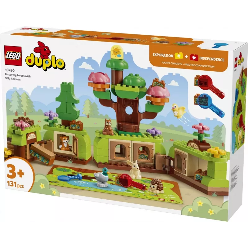 LEGO DUPLO 10480 Las odkrywców z dzikimi zwierzętami (131 elem.)