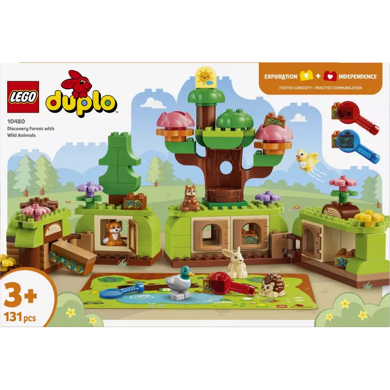 LEGO DUPLO 10480 Las odkrywców z dzikimi zwierzętami (131 elem.)
