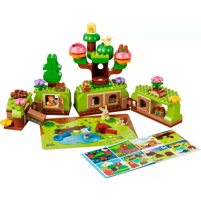 LEGO DUPLO 10480 Las odkrywców z dzikimi zwierzętami (131 elem.)