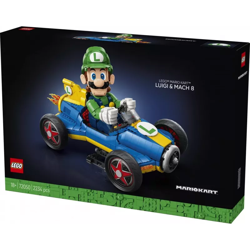 LEGO Super Mario 72050 Mario Kart - Luigi i Mach 8 (2234 elem.)