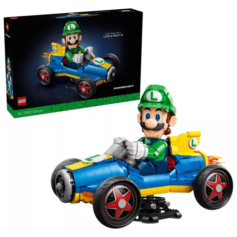 LEGO Super Mario 72050 Mario Kart - Luigi i Mach 8 (2234 elem.)