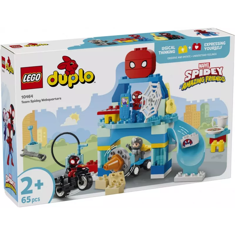 LEGO DUPLO Marvel 10464 Kryjówka drużyny Spider (65 elem.)