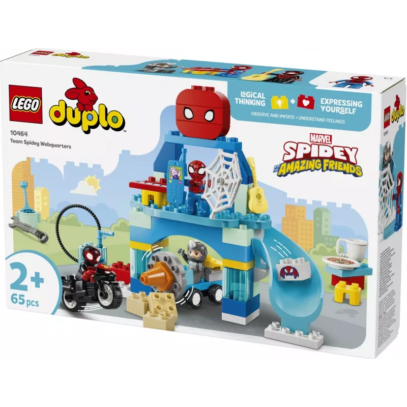 LEGO DUPLO Marvel 10464 Kryjówka drużyny Spider (65 elem.)