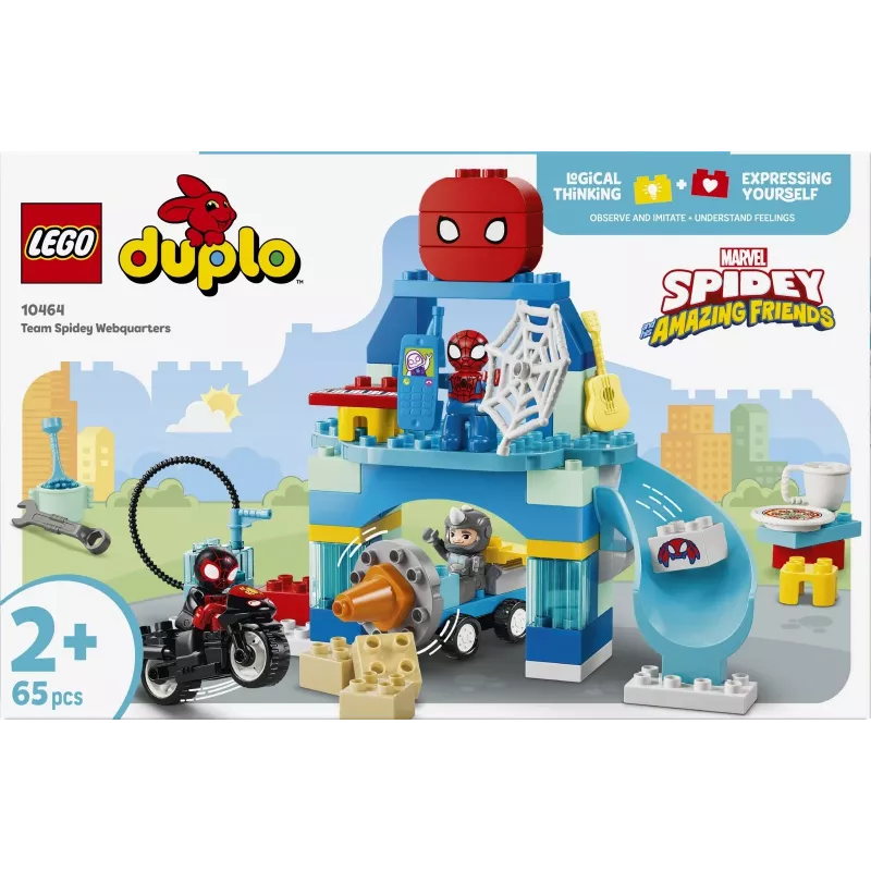 LEGO DUPLO Marvel 10464 Kryjówka drużyny Spider (65 elem.)