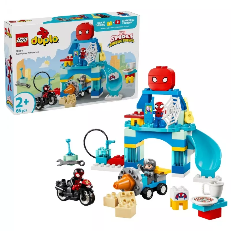 LEGO DUPLO Marvel 10464 Kryjówka drużyny Spider (65 elem.)