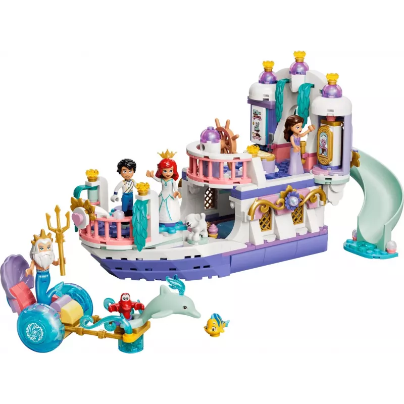 LEGO Disney 43299 Królewska łódź ślubna Ariel (519 elem.)