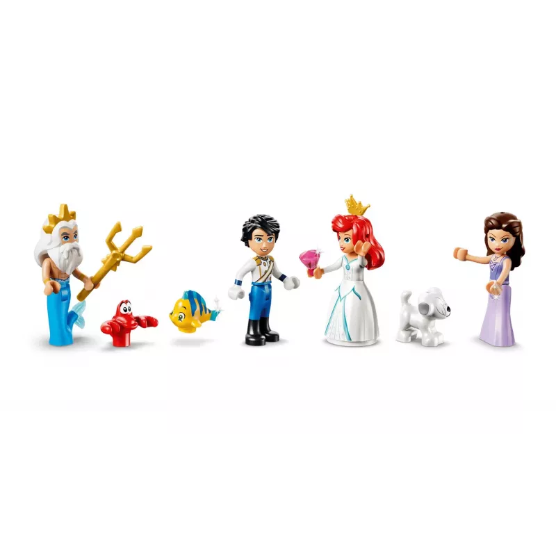LEGO Disney 43299 Królewska łódź ślubna Ariel (519 elem.)