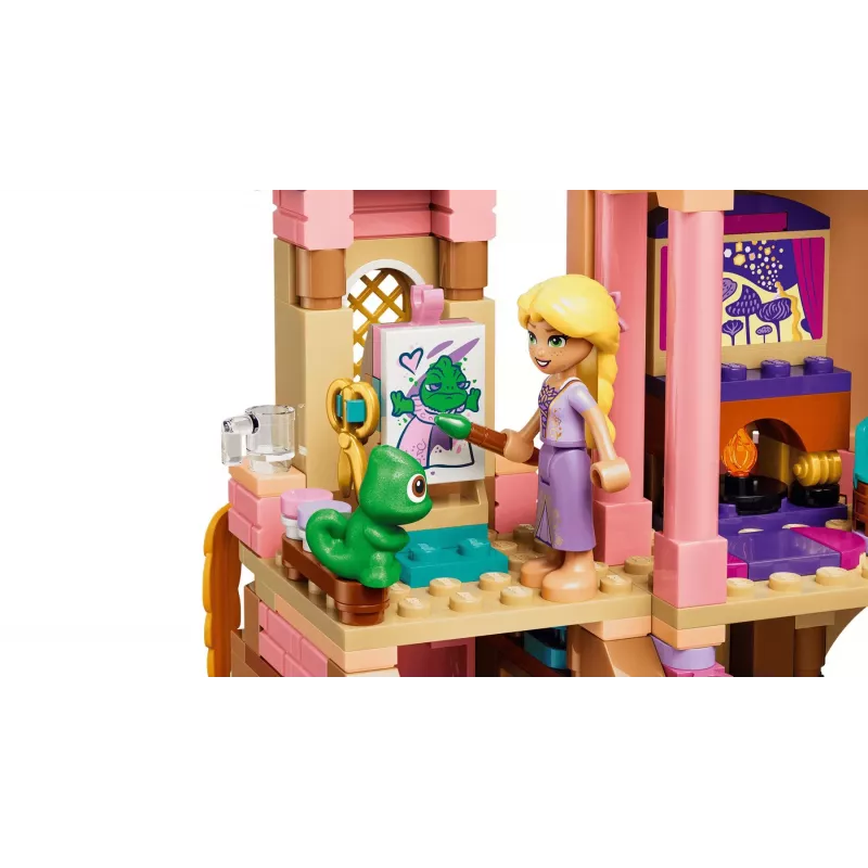 LEGO Disney 43297 Zamek Roszpunki (676 elem.)