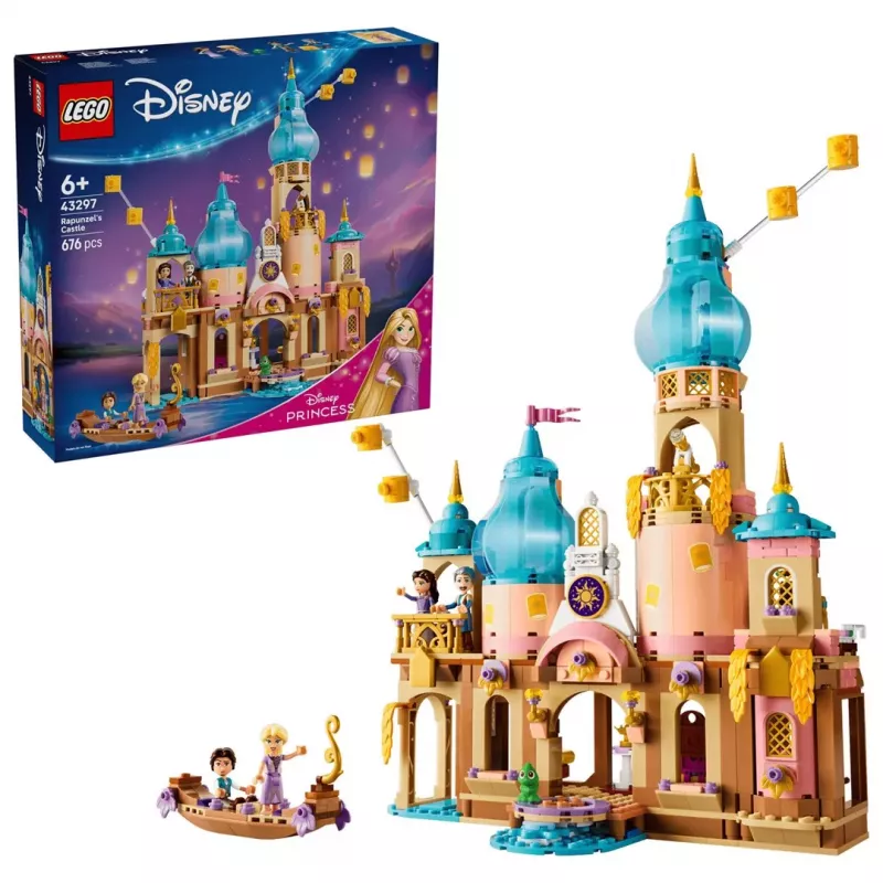 LEGO Disney 43297 Zamek Roszpunki (676 elem.)