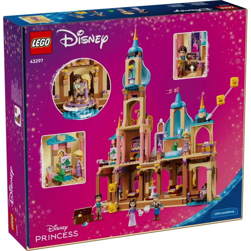 LEGO Disney 43297 Zamek Roszpunki (676 elem.)