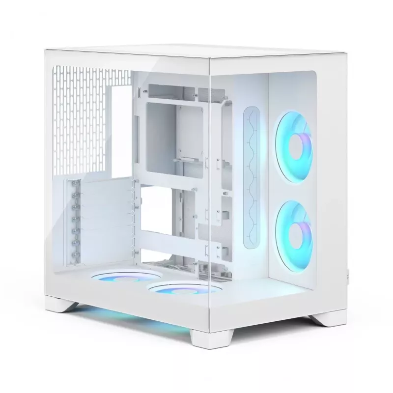 Fractal Design Pop 2 Vision White RGB ATX Mid-Tower obudowa (szkło hartowane)