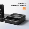 AXAGON ADSA-M2C44 USB4 40Gbps 4-zatokowa stacja dokująca M.2 NVMe SSD z funkcją klonowania offline, aluminium, aktywne chłodzenie