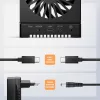 AXAGON ADSA-M2C44 USB4 40Gbps 4-zatokowa stacja dokująca M.2 NVMe SSD z funkcją klonowania offline, aluminium, aktywne chłodzenie