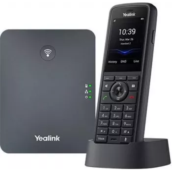Yealink SIP-W79P Pro Wytrzymały System Telefonii DECT IP Czarny (W70B + W59R Pro, IP67, Bluetooth 5.2)