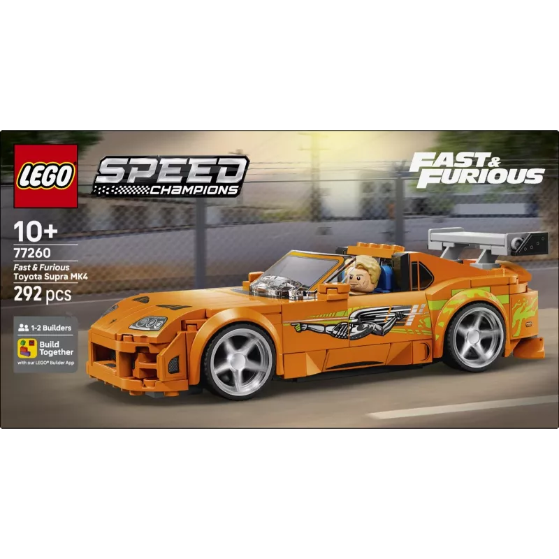 LEGO Speed Champions 77260 The Fast and The Furious Toyota Supra MK4 (292 elementy)