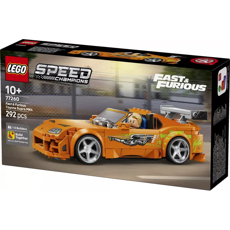 LEGO Speed Champions 77260 The Fast and The Furious Toyota Supra MK4 (292 elementy)