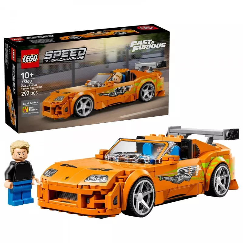 LEGO Speed Champions 77260 The Fast and The Furious Toyota Supra MK4 (292 elementy)