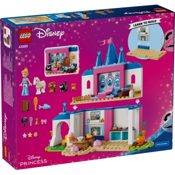 LEGO Disney 43283 Zamek Kopciuszka z przyjaciółmi zwierzętami (149 elementów)