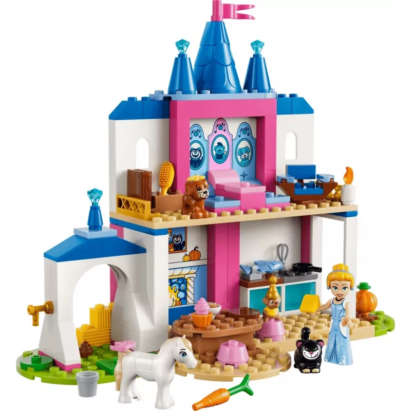 LEGO Disney 43283 Zamek Kopciuszka z przyjaciółmi zwierzętami (149 elementów)