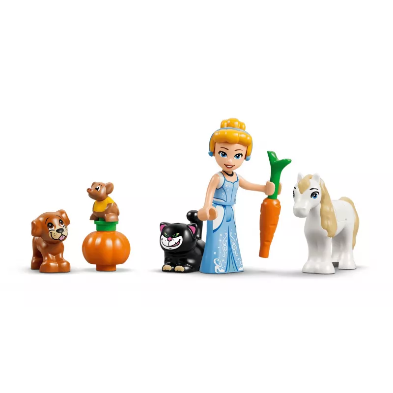 LEGO Disney 43283 Zamek Kopciuszka z przyjaciółmi zwierzętami (149 elementów)