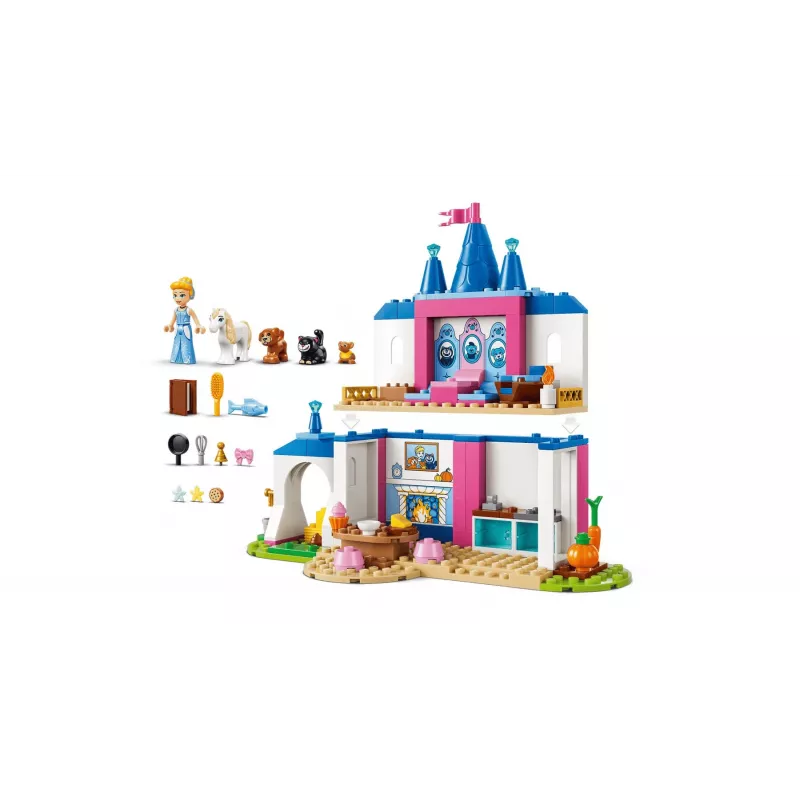 LEGO Disney 43283 Zamek Kopciuszka z przyjaciółmi zwierzętami (149 elementów)