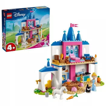 LEGO Disney 43283 Zamek Kopciuszka z przyjaciółmi zwierzętami (149 elementów)