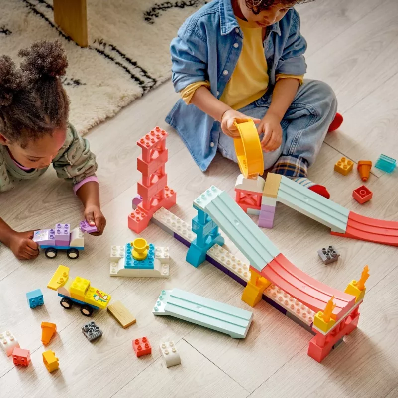 LEGO DUPLO 10478 3 w 1 Kreatywne Zjeżdżalnie z Pojazdami