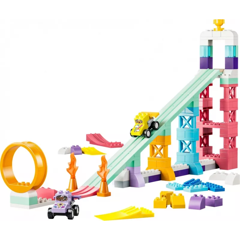 LEGO DUPLO 10478 3 w 1 Kreatywne Zjeżdżalnie z Pojazdami