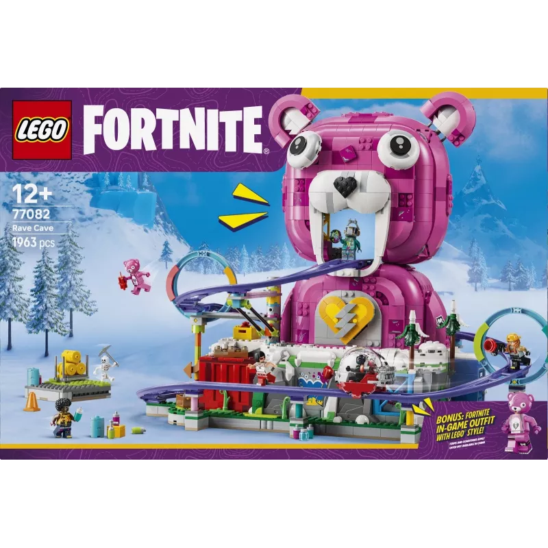 LEGO Fortnite 77082 Rave Cave (1963 elementów, wiek 12+)
