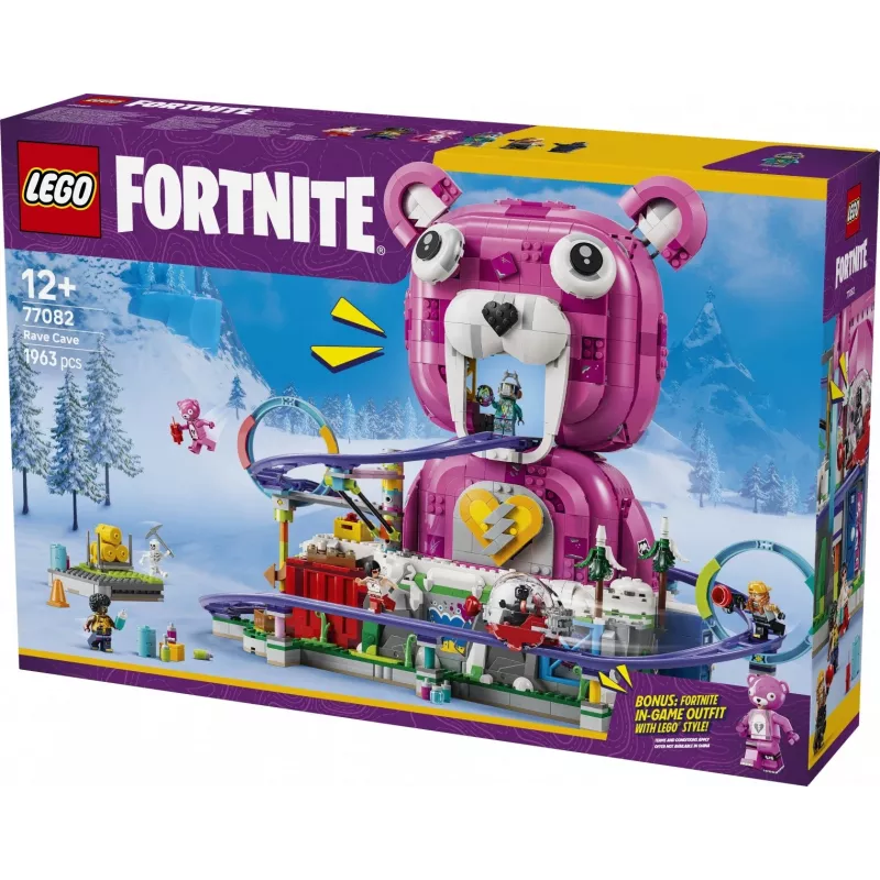 LEGO Fortnite 77082 Rave Cave (1963 elementów, wiek 12+)
