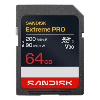 Karta pamięci SanDisk Extreme PRO SDXC UHS-I 64GB 200MB/s V30 U3
