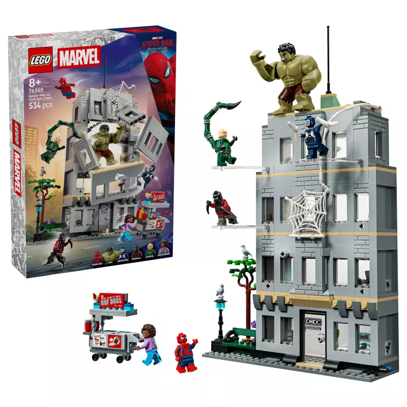 LEGO Marvel 76350 Spider-Man vs. Hulk Epic Clash (534 pcs)
